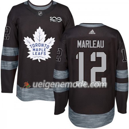 Herren Eishockey Toronto Maple Leafs Trikot Patrick Marleau 12 1917-2017 100th Anniversary Adidas Schwarz Authentic